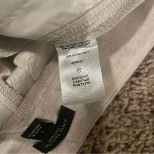 Linen light beige shorts